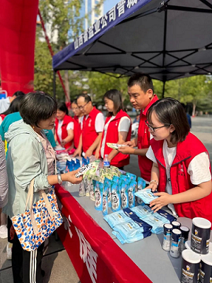 山西省盐业集团在中秋节期间开展食盐科普活动